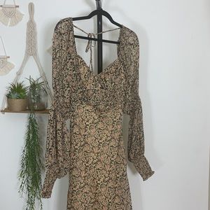 Free People Glow Up Midi Dress 